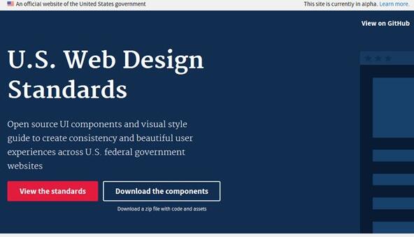 美國政府推出官方網站建設標準